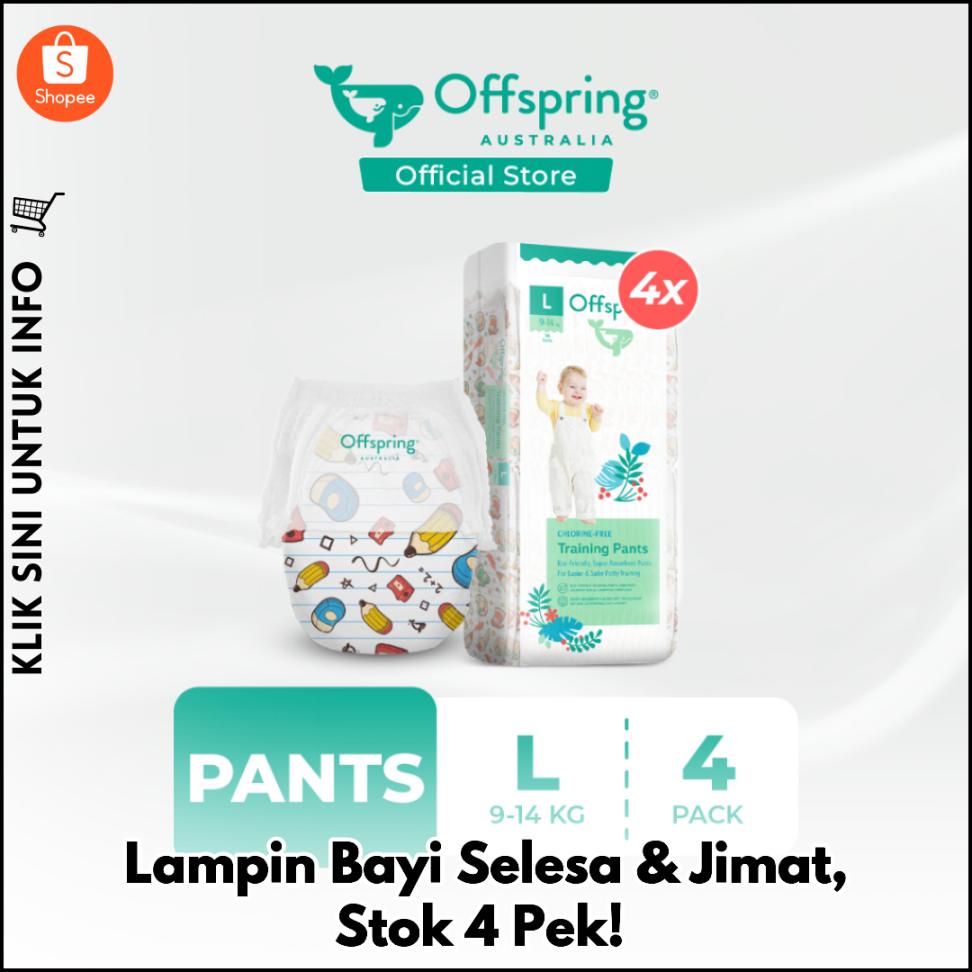 Lampin Bayi Selesa & Jimat, Stok 4 Pek!