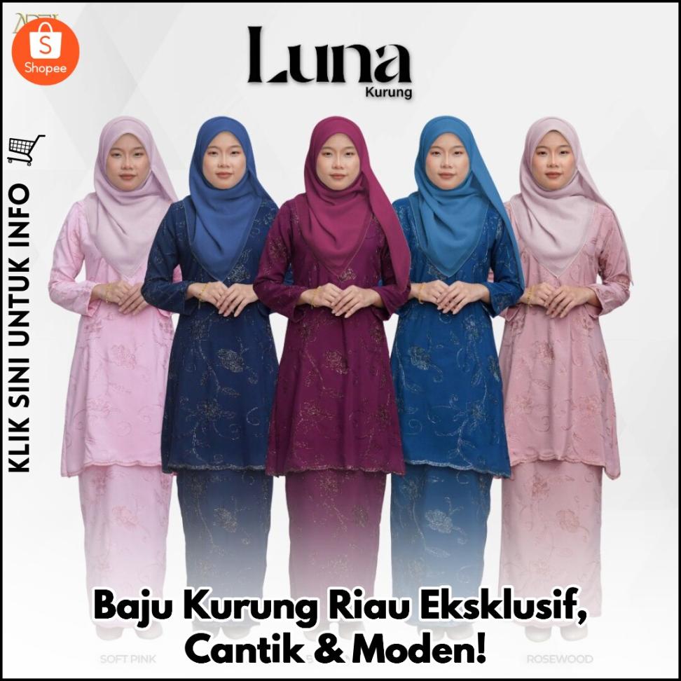 Baju Kurung Riau Eksklusif, Cantik & Moden!