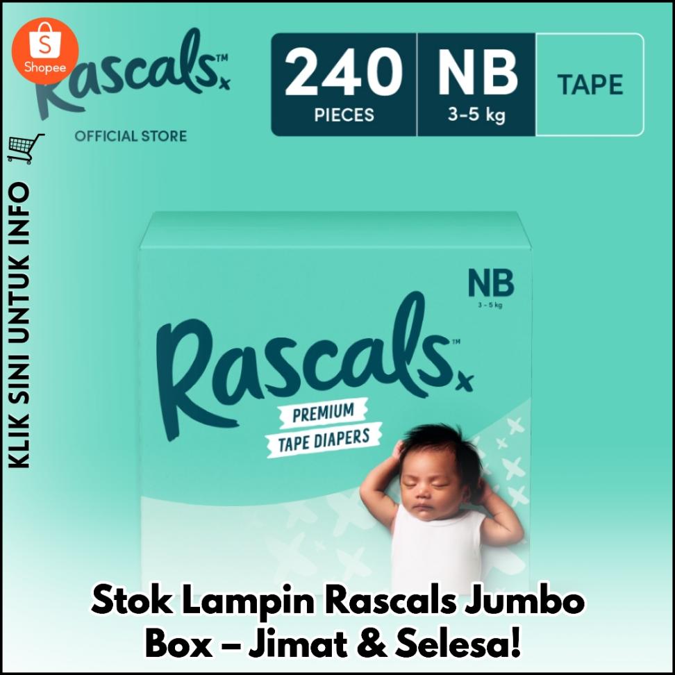Stok Lampin Rascals Jumbo Box – Jimat & Selesa!