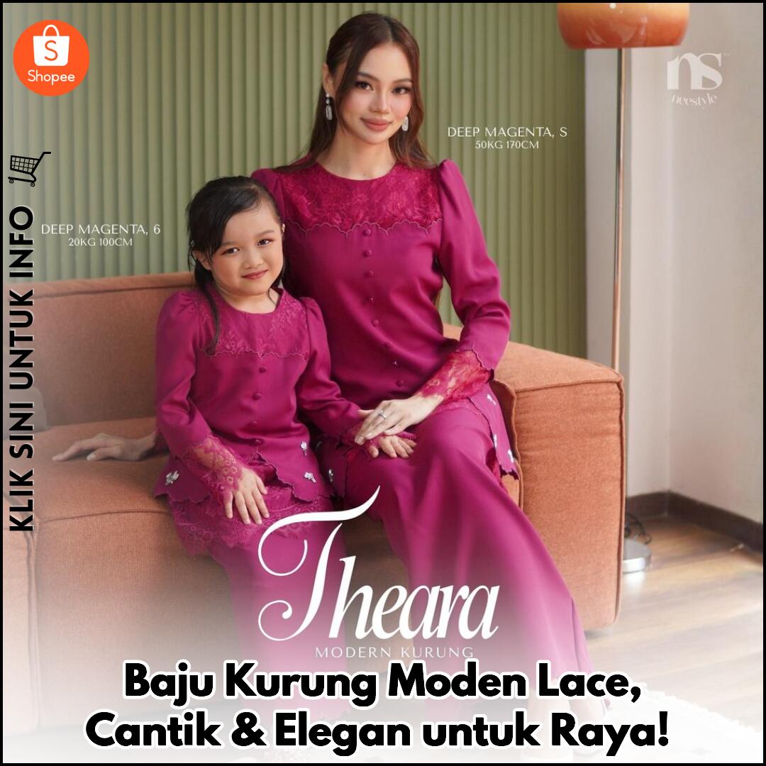 Baju Kurung Moden Lace, Cantik & Elegan untuk Raya!