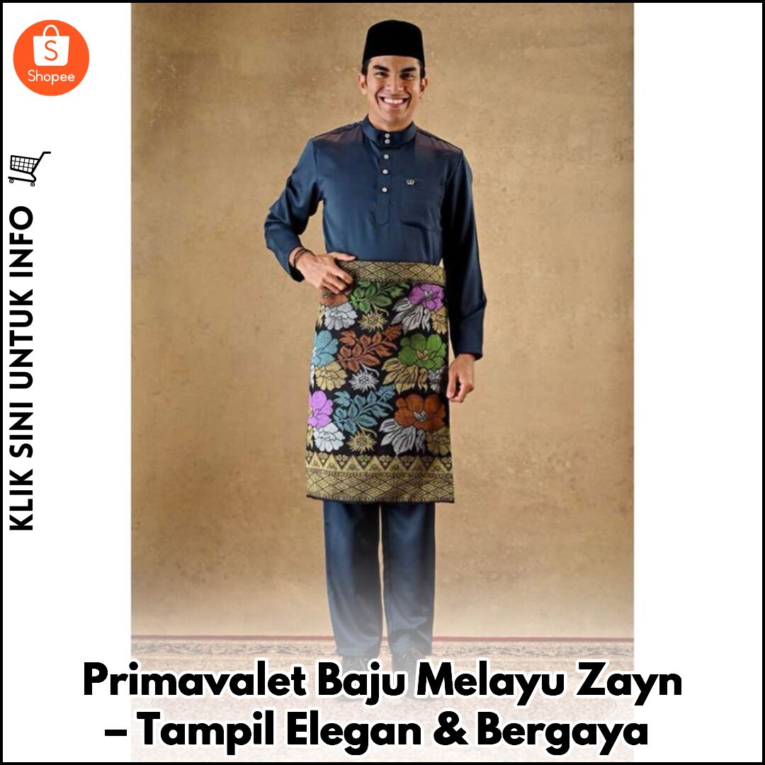 Primavalet Baju Melayu Zayn – Tampil Elegan & Bergaya