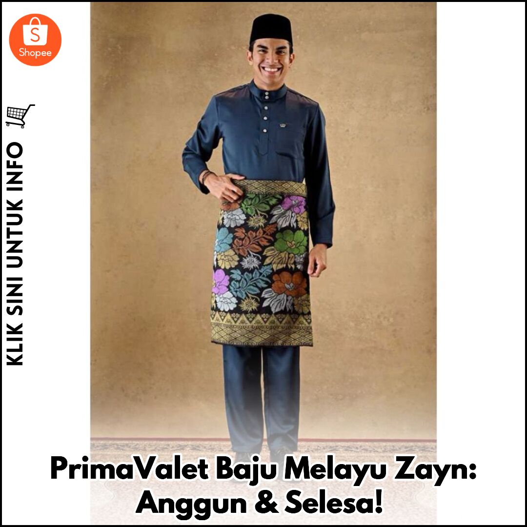 Primavalet Baju Melayu Zayn – Tampil Elegan & Bergaya