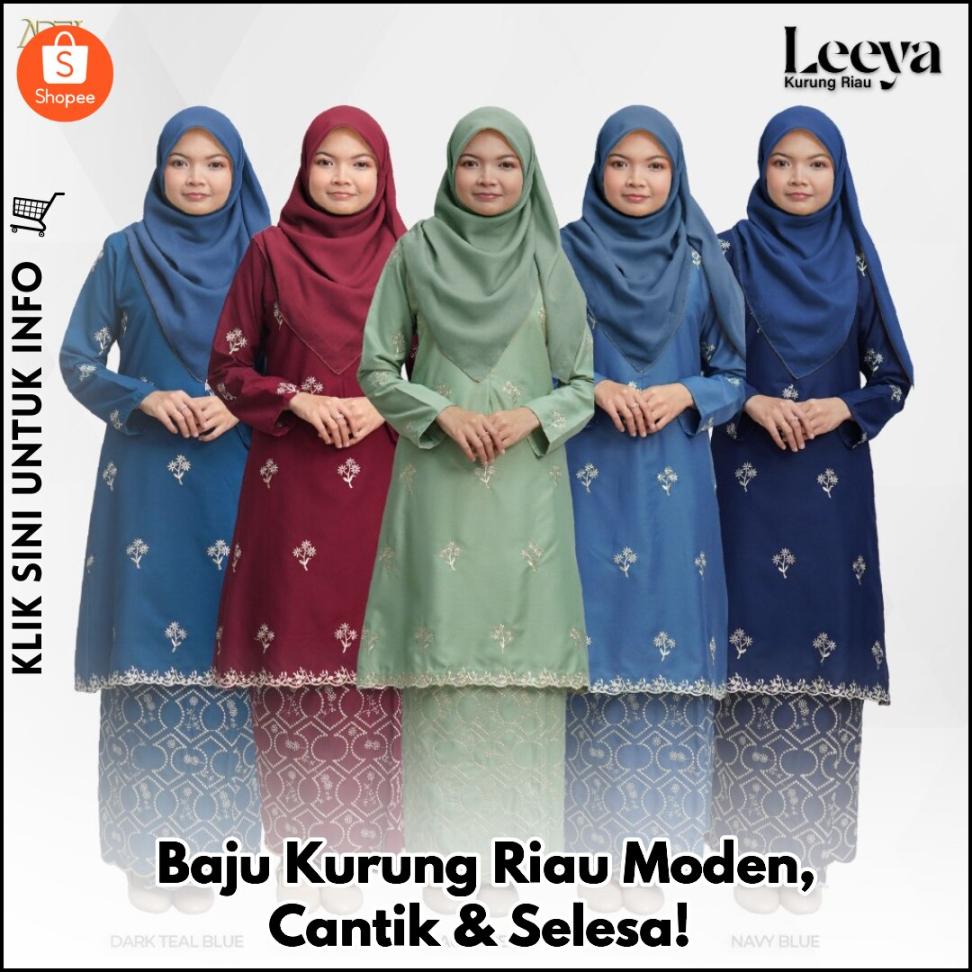 Baju Kurung Riau Moden, Cantik & Selesa!