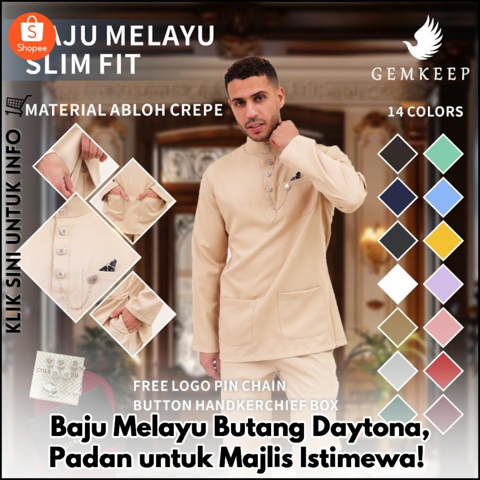 Baju Melayu Butang Daytona, Padan untuk Majlis Istimewa!