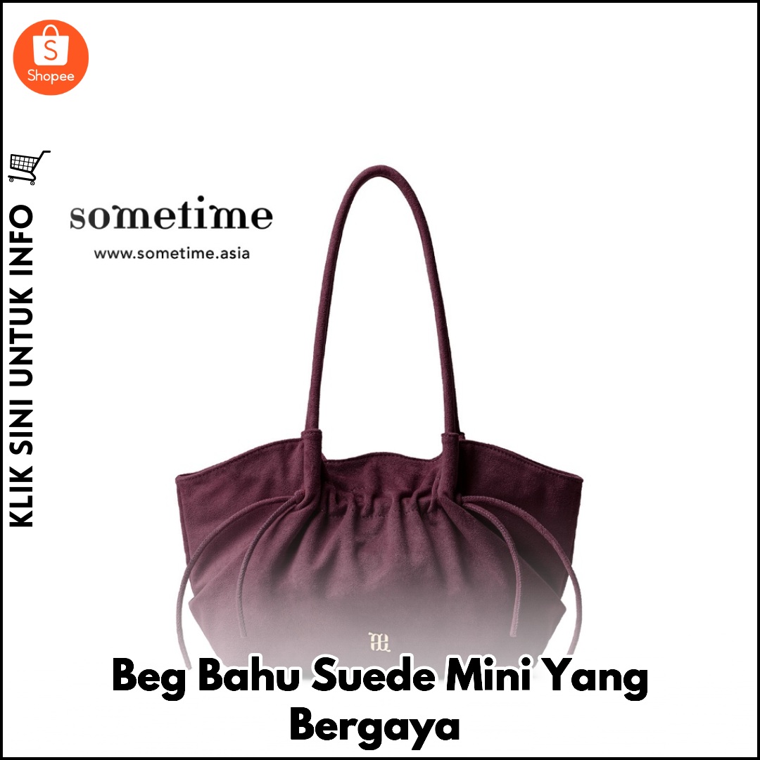 Beg Bahu Suede Mini Yang Bergaya