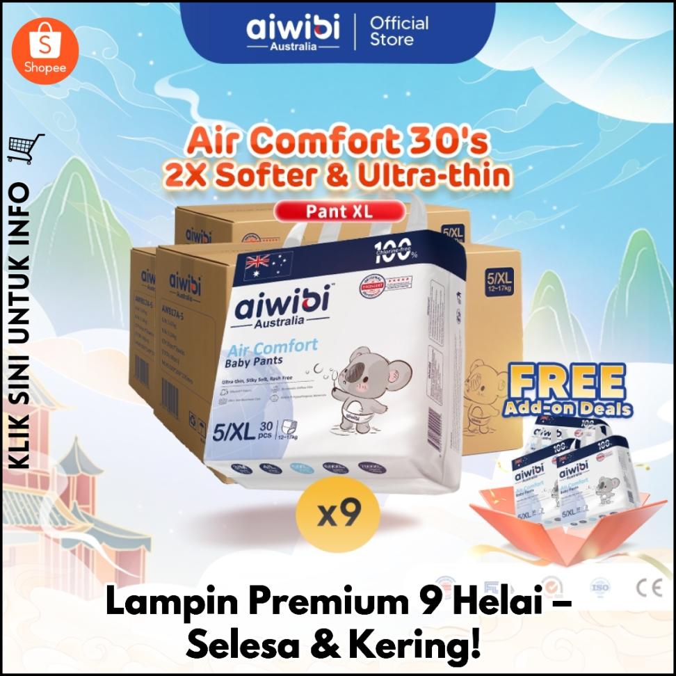 Stok Murah! 9 Pek Lampin Bayi Super Selesa