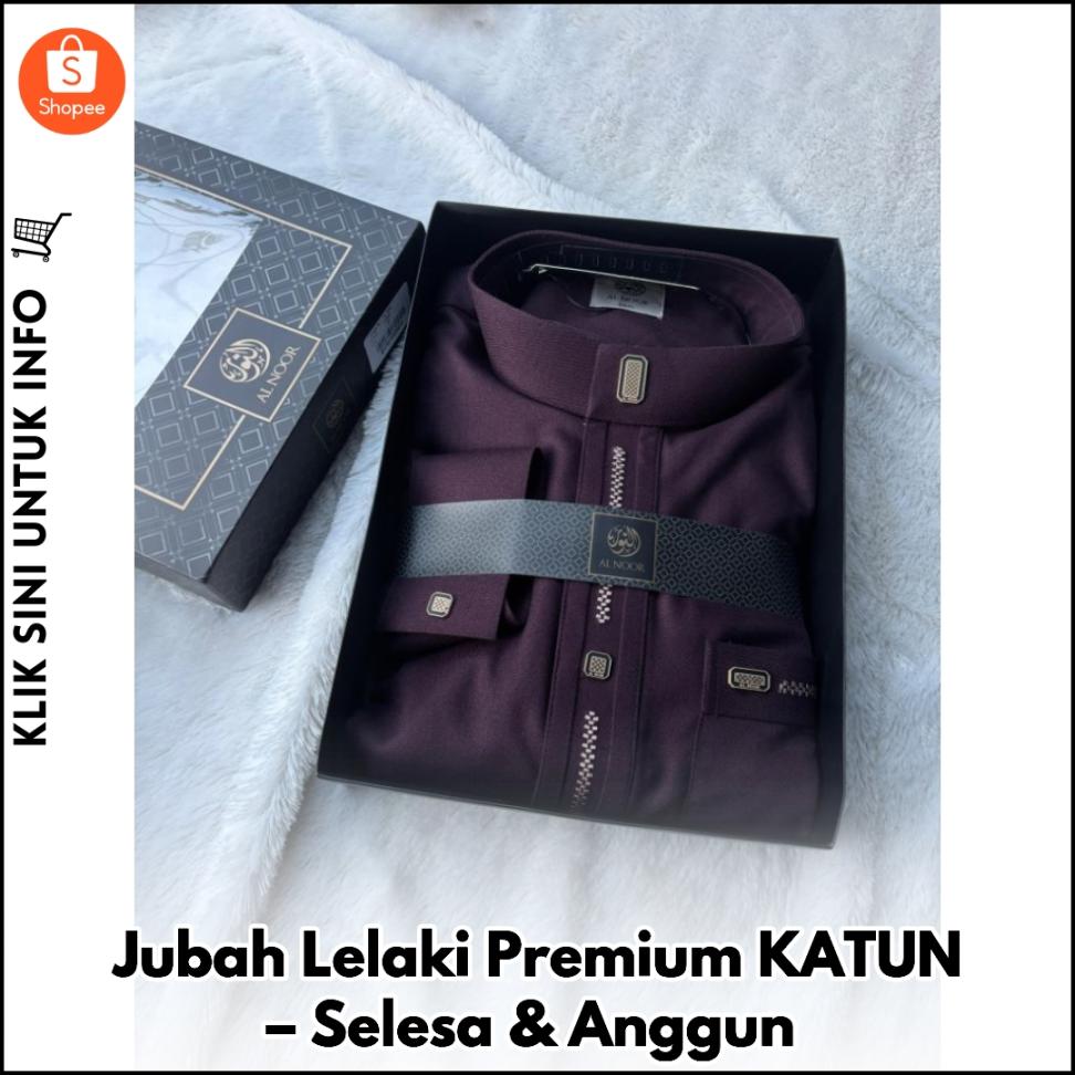 Jubah Lelaki Premium KATUN – Selesa & Anggun