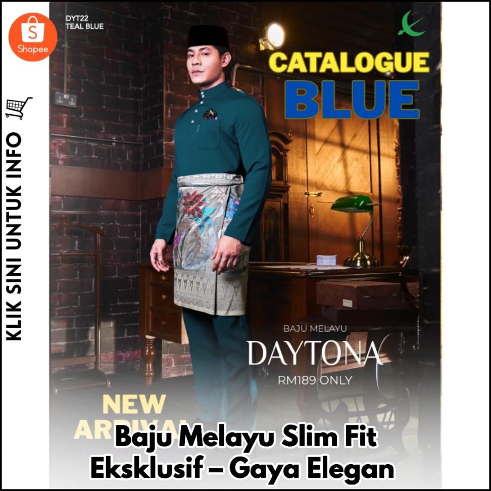 Baju Melayu Slim Fit Eksklusif – Gaya Elegan
