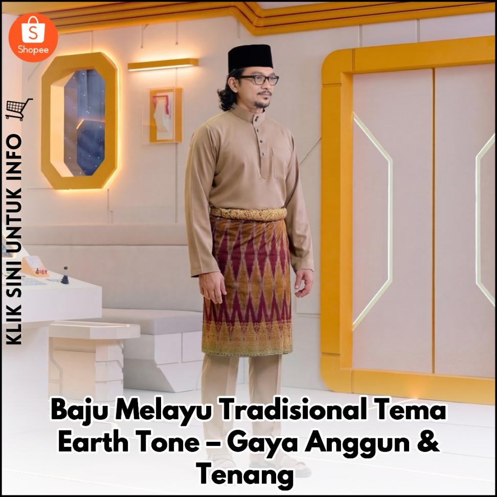 Baju Melayu Earth Tone, Gaya Tradisional Moden