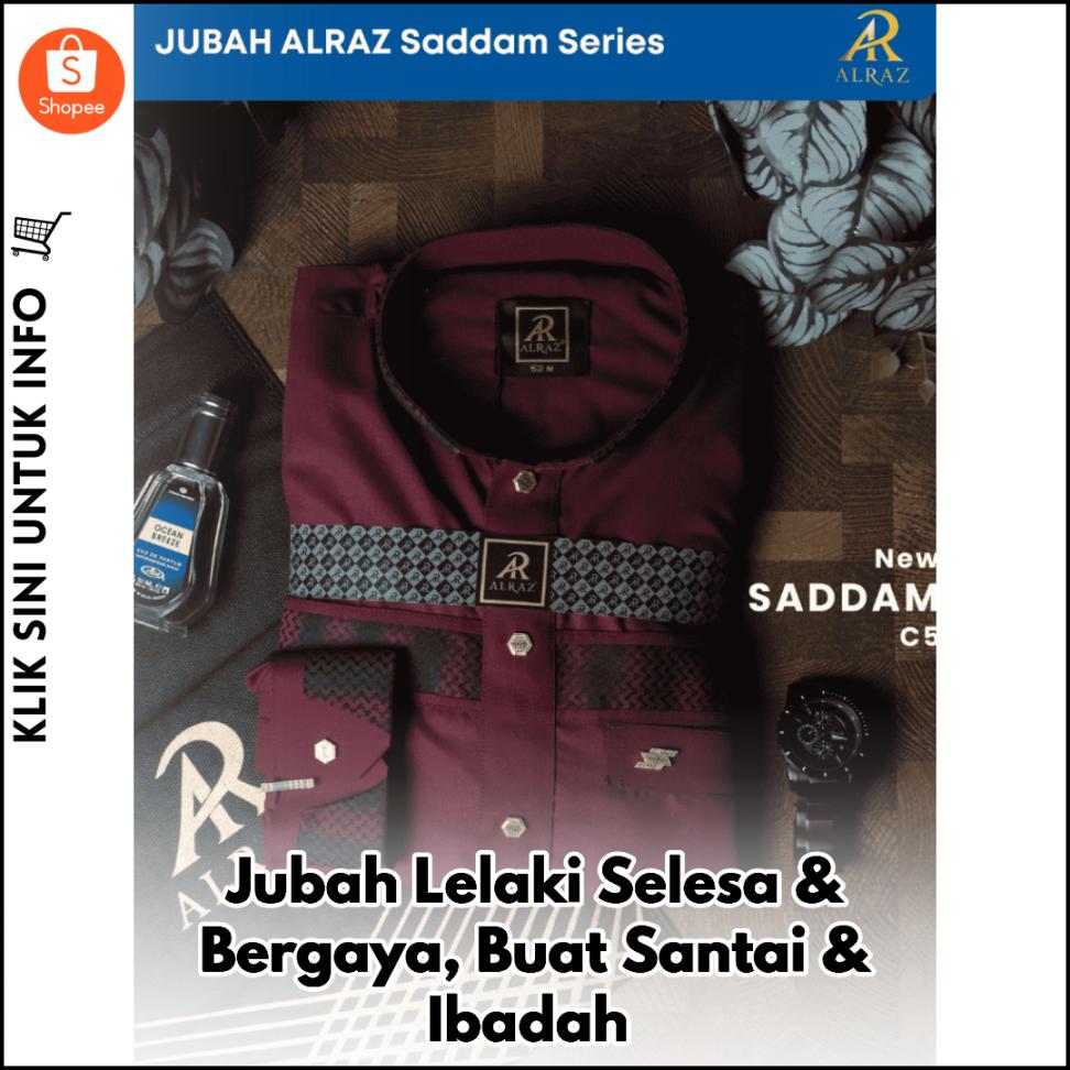 Jubah Lelaki Selesa & Bergaya, Buat Santai & Ibadah