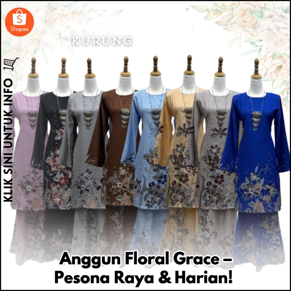 Anggun Floral Grace – Pesona Raya & Harian!