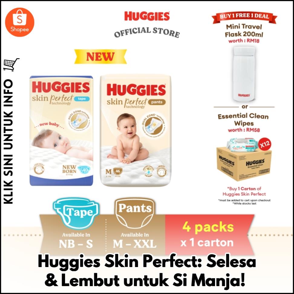 Huggies Skin Perfect: Selesa & Lembut untuk Si Manja!