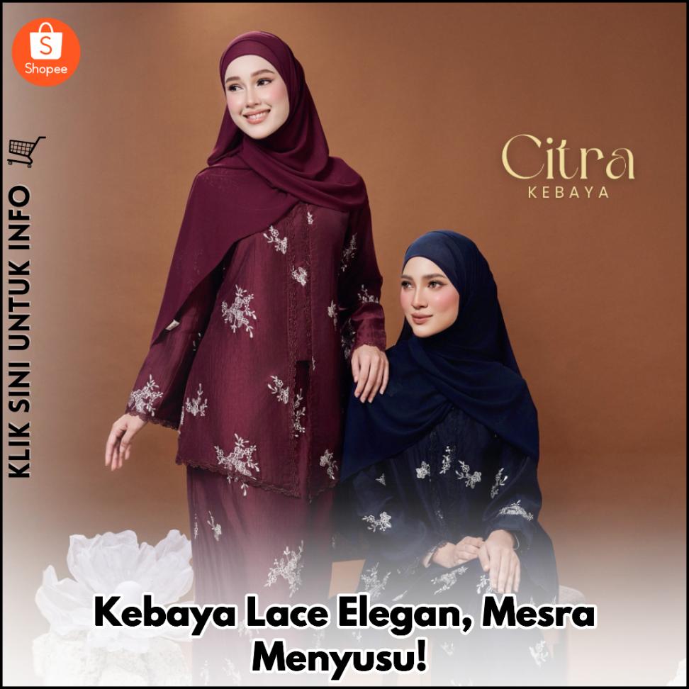 Kebaya Lace Elegan, Mesra Menyusu!