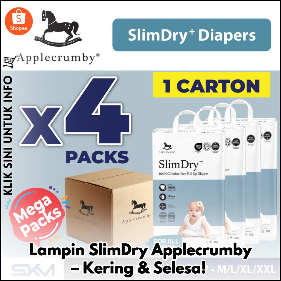 Lampin SlimDry Applecrumby – Kering & Selesa!