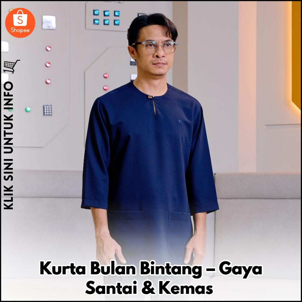 Kurta Bulan Bintang – Gaya Santai & Kemas