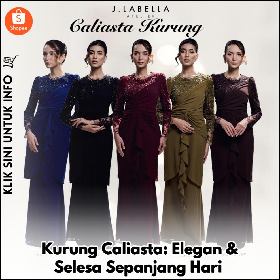 Kurung Caliasta: Elegan & Selesa Sepanjang Hari