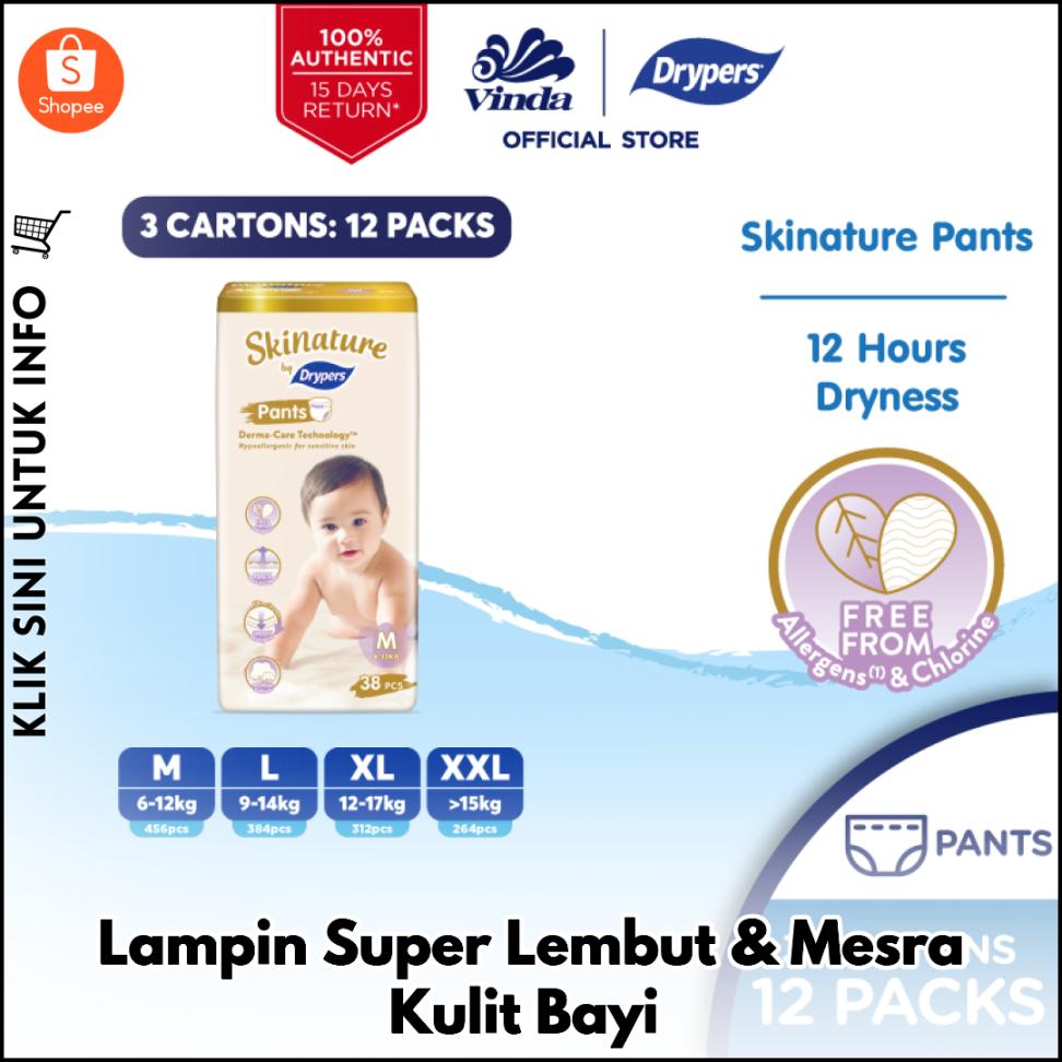 Lampin Super Lembut & Mesra Kulit Bayi