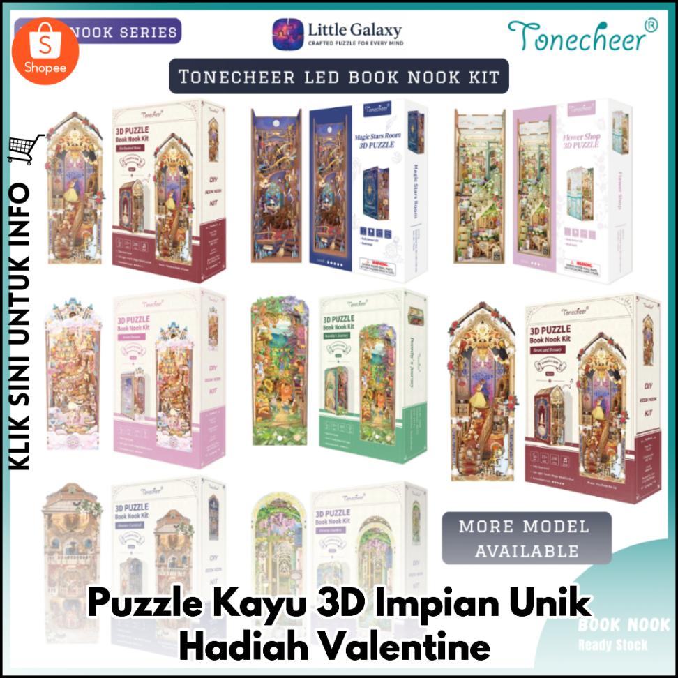 Puzzle Kayu 3D Impian Unik Hadiah Valentine