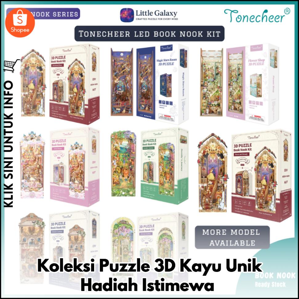 Koleksi Puzzle 3D Kayu Unik Hadiah Istimewa