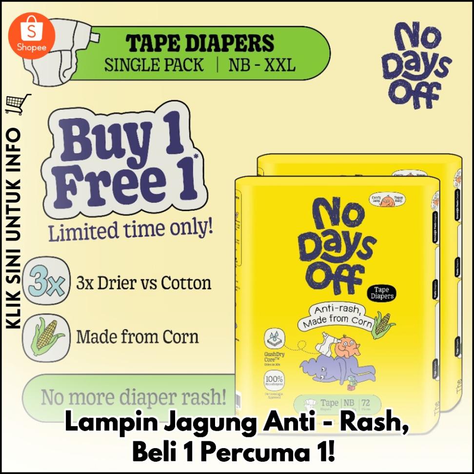 Lampin Baby Mesra Kulit, Anti Ruam! ??