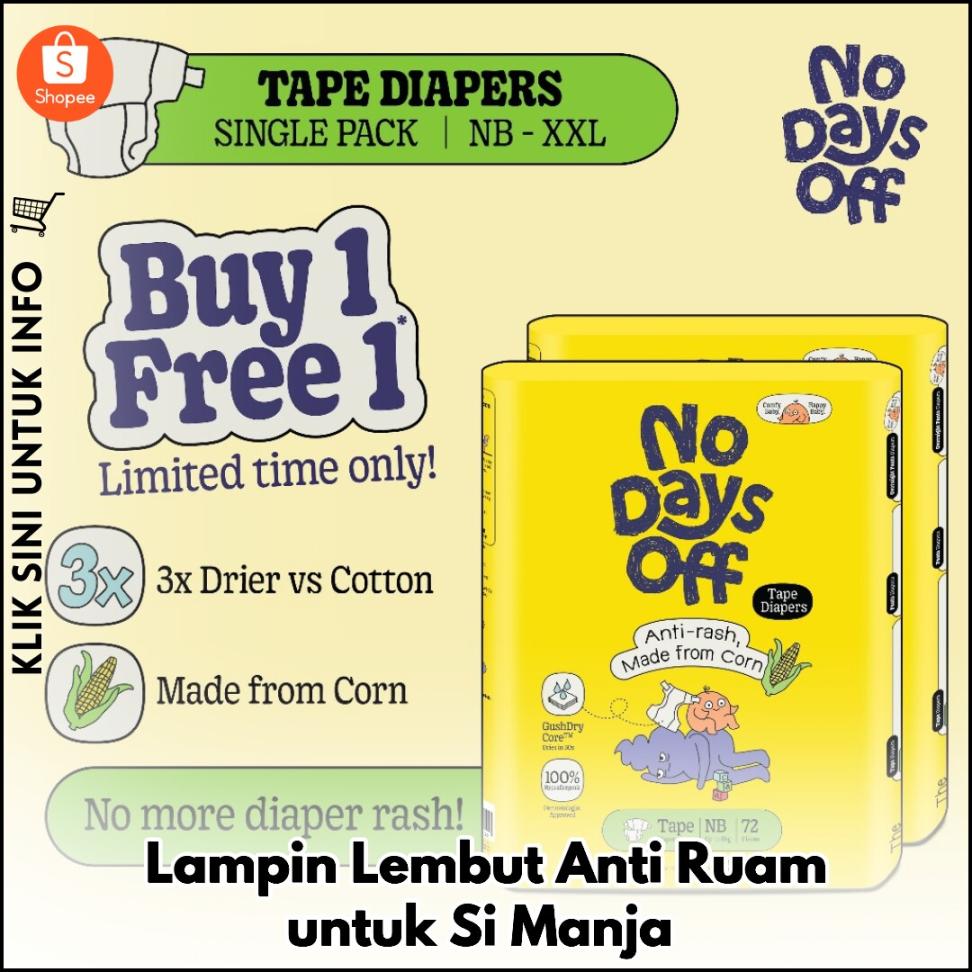 Lampin Lembut Anti Ruam untuk Si Manja