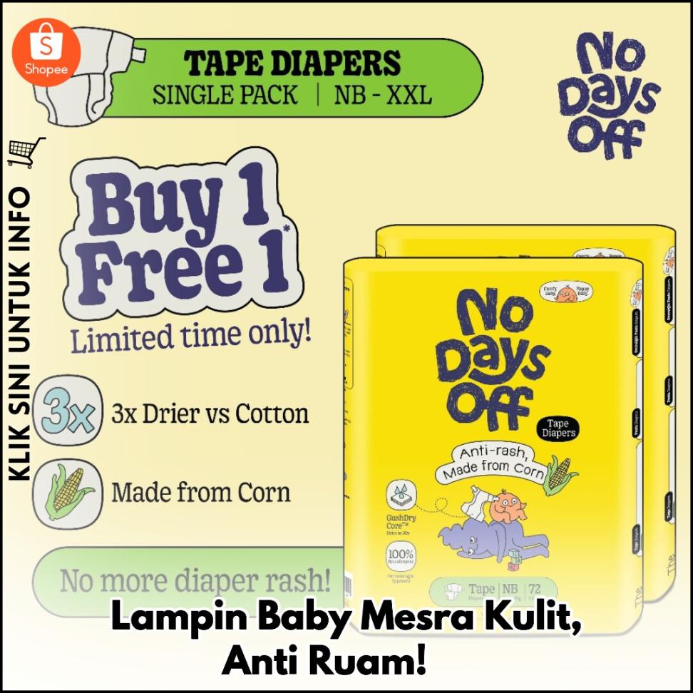 Lampin Baby Mesra Kulit, Anti Ruam! ??