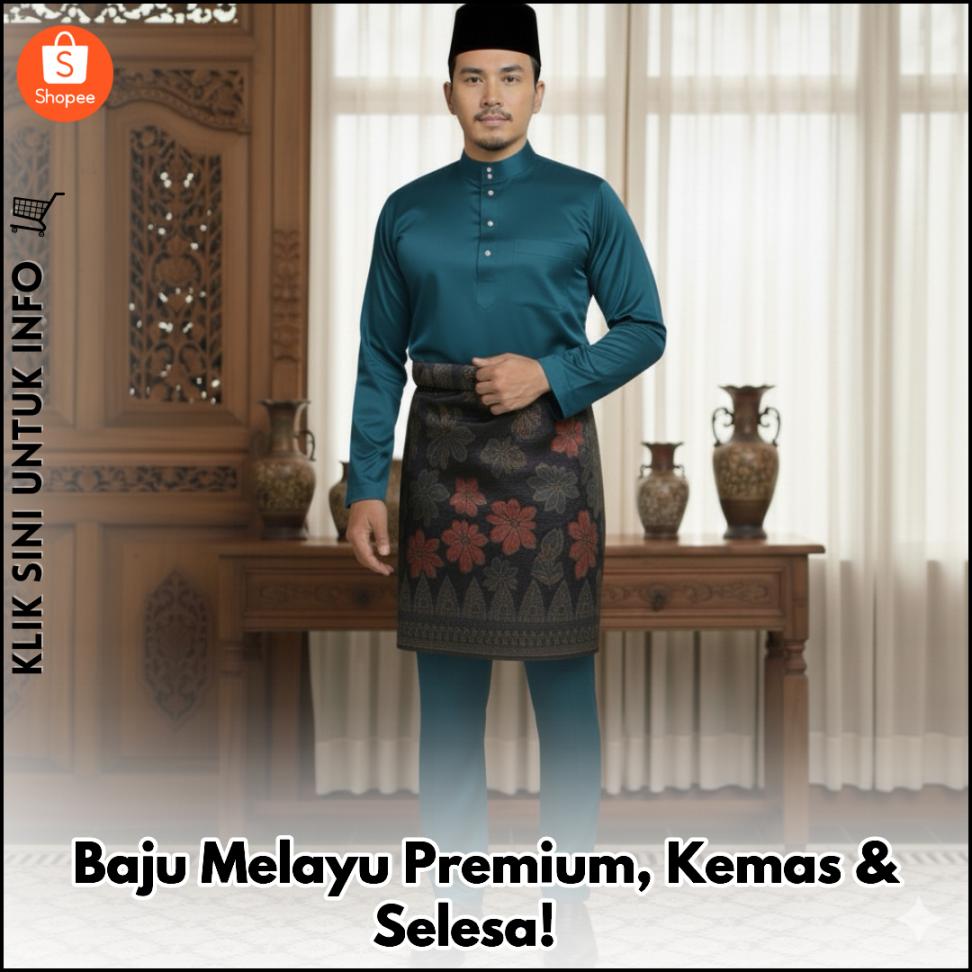 Baju Melayu Premium, Kemas & Selesa! ?