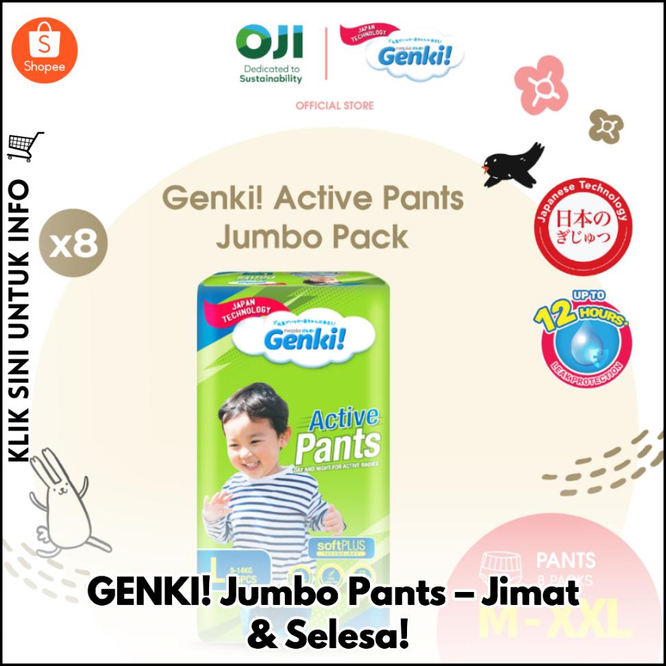 GENKI! Jumbo Pants – Jimat & Selesa!
