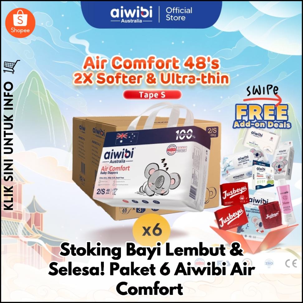 Stoking Bayi Lembut & Selesa! Paket 6 Aiwibi Air Comfort