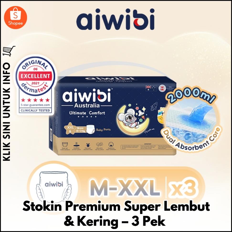 Stokin Premium Super Lembut & Kering – 3 Pek