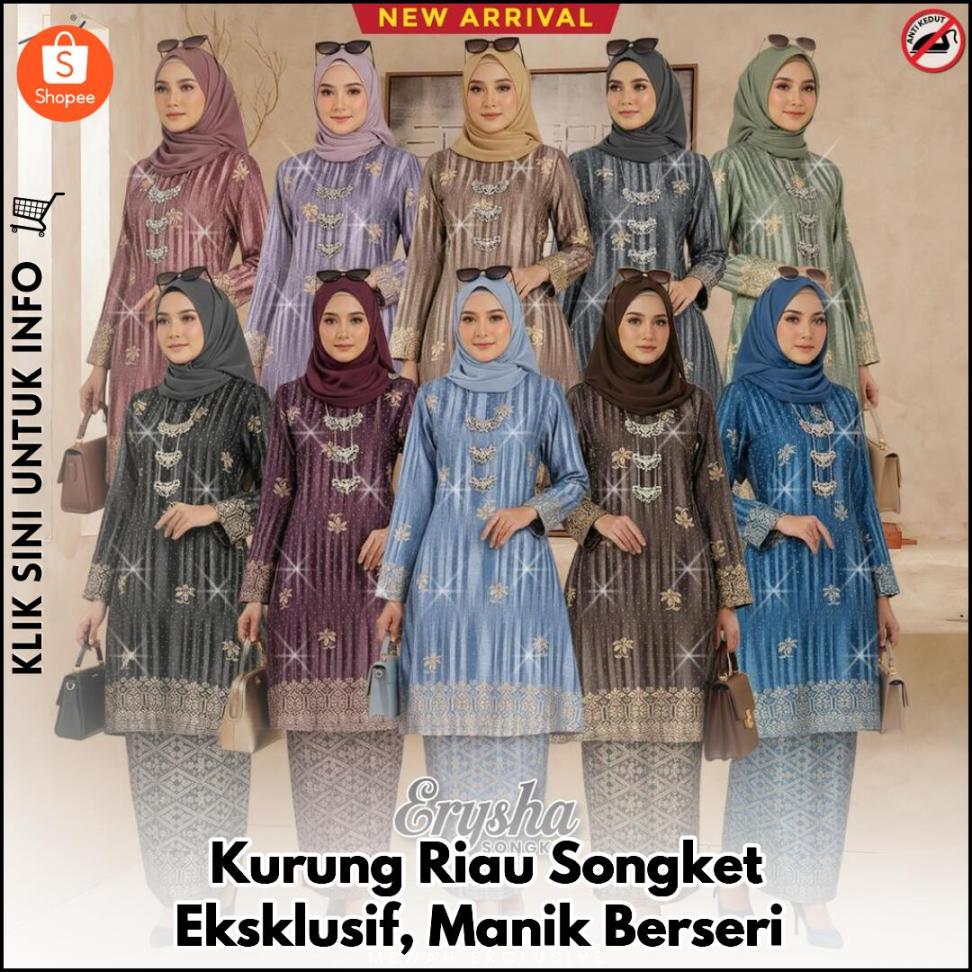 Kurung Riau Songket Eksklusif, Manik Berseri