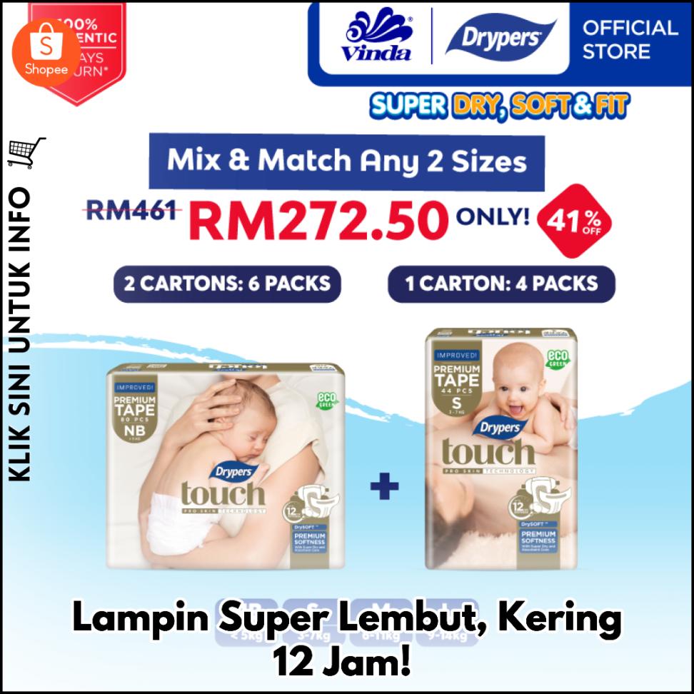 Lampin Super Lembut, Kering 12 Jam!