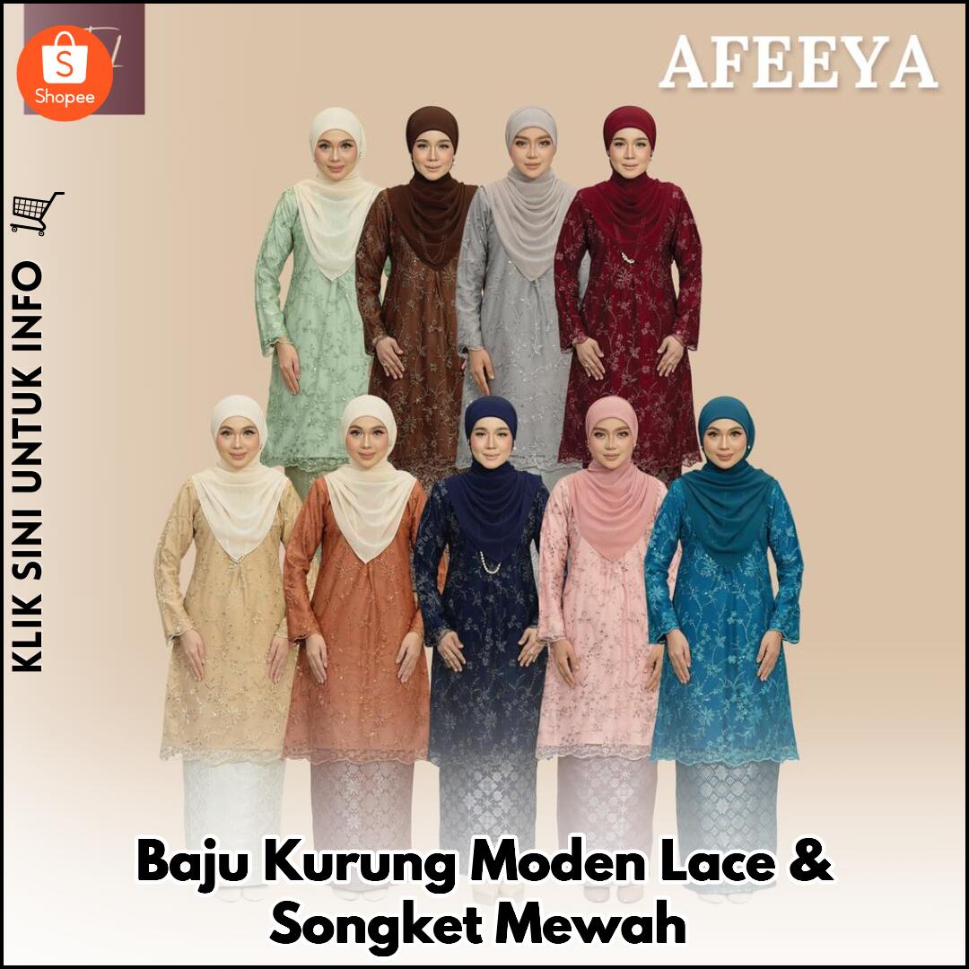 Baju Kurung Moden Lace & Songket Mewah