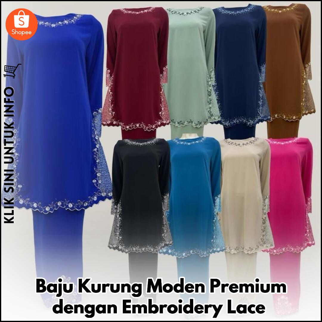 Baju Kurung Moden Premium – Anggun & Eksklusif!