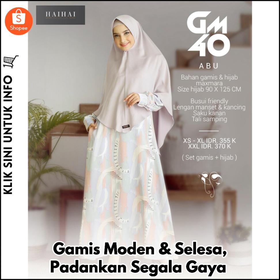 Gamis Moden & Selesa, Padankan Segala Gaya