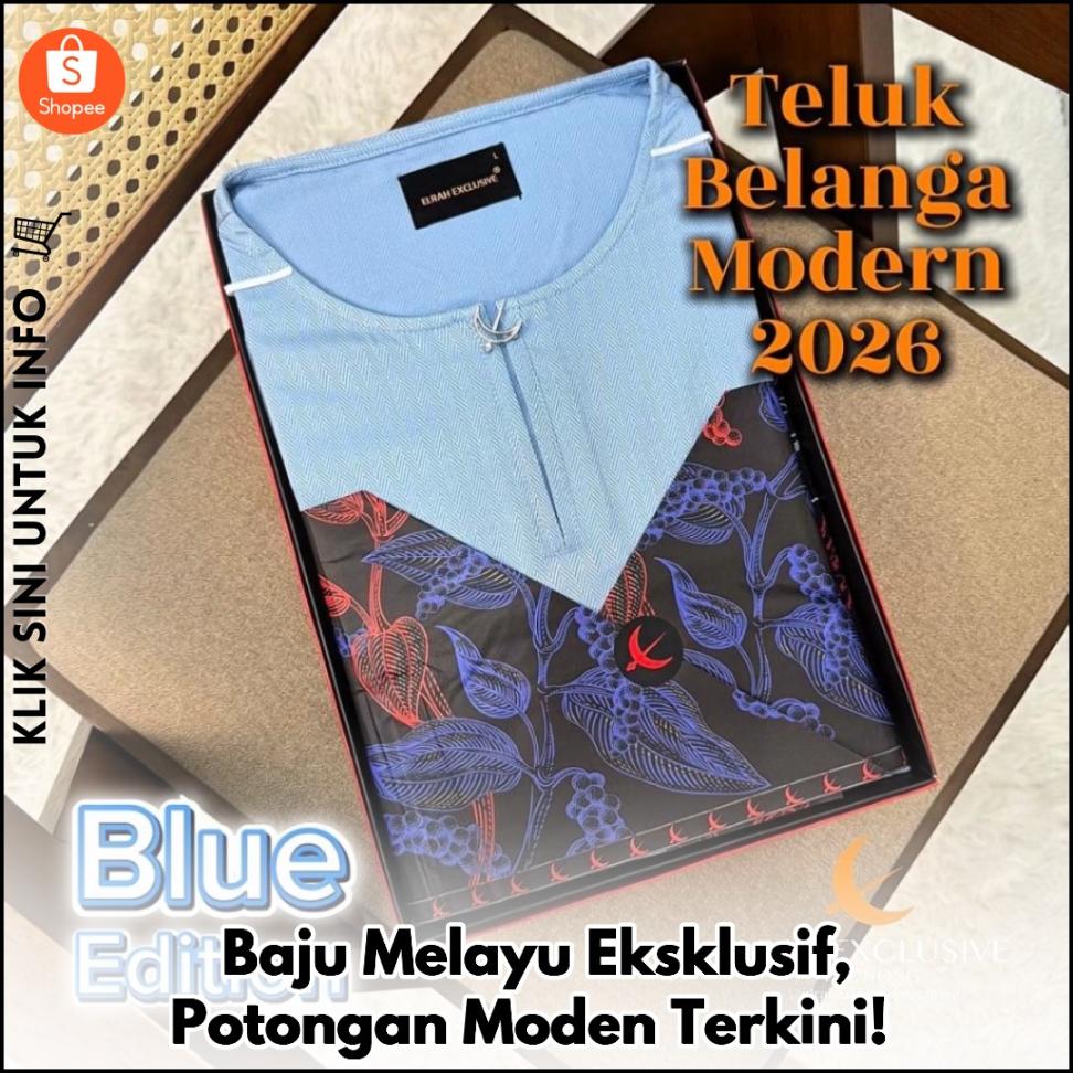 Baju Melayu Eksklusif, Potongan Moden Terkini!
