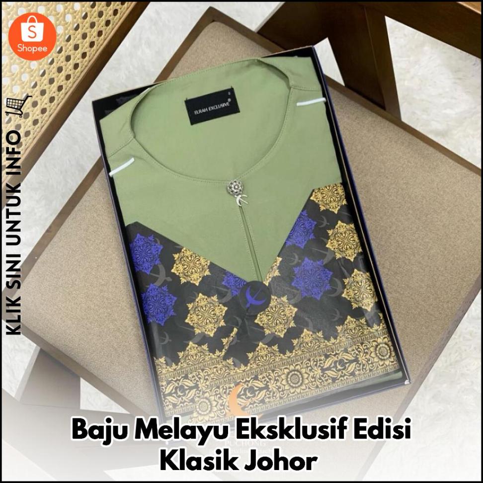 Baju Melayu Eksklusif Edisi Klasik Johor