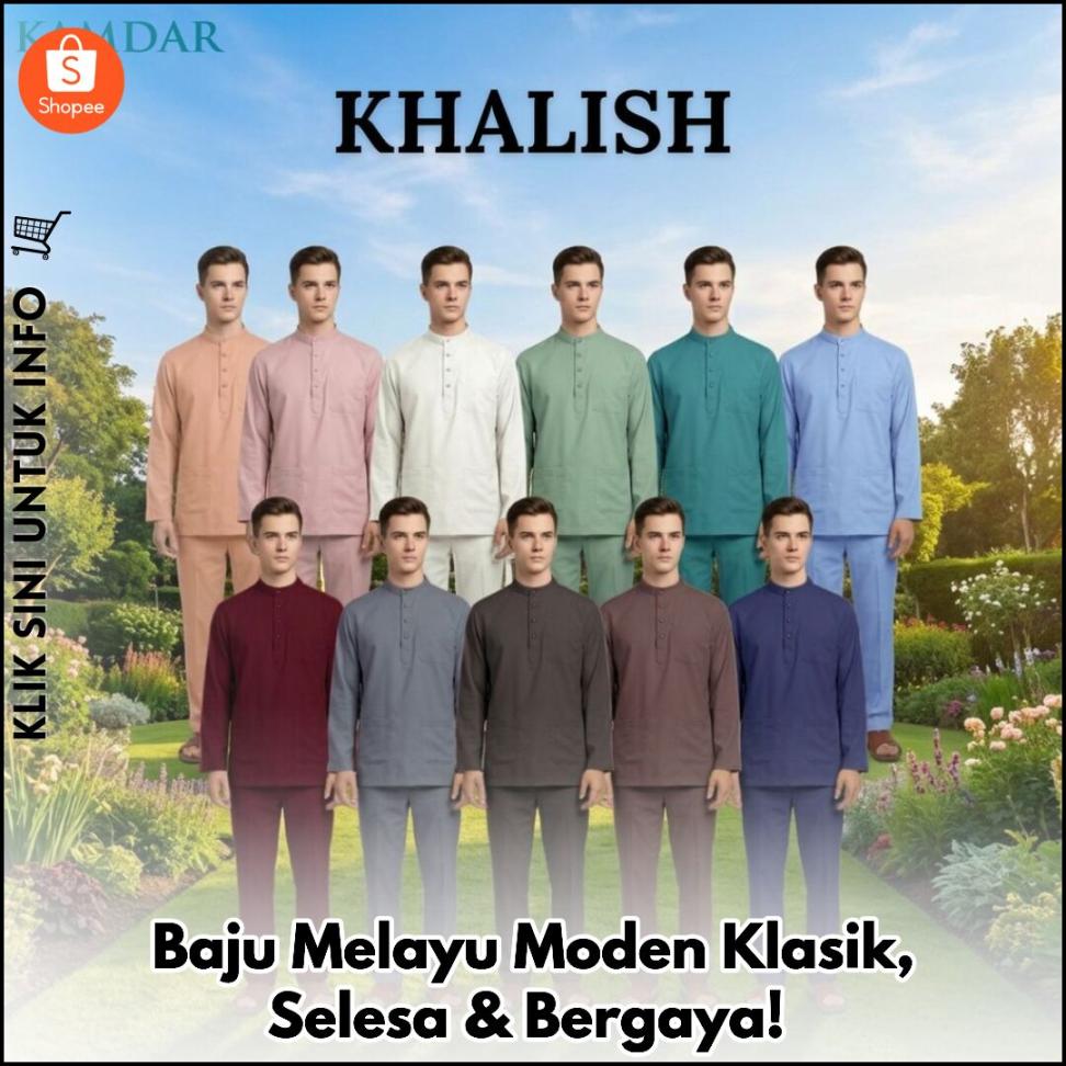 Baju Melayu Moden Klasik, Selesa & Bergaya!