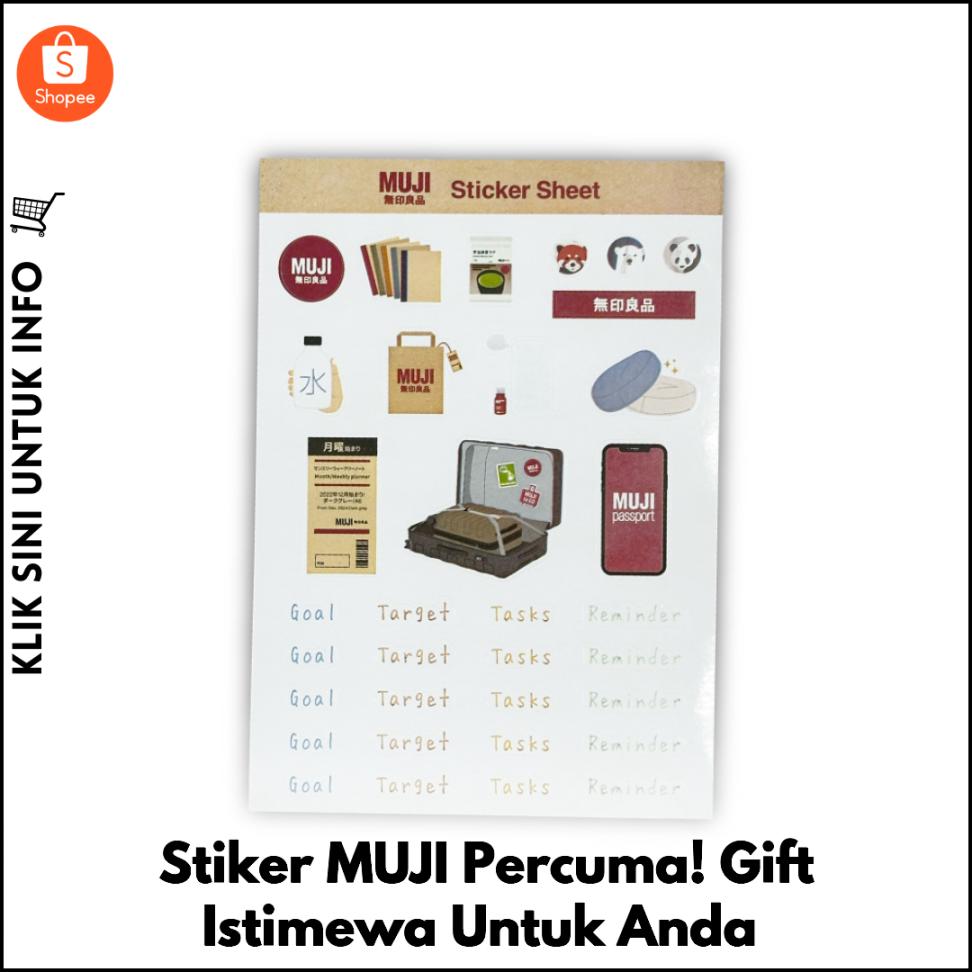 Stiker MUJI Percuma! Gift Istimewa Untuk Anda