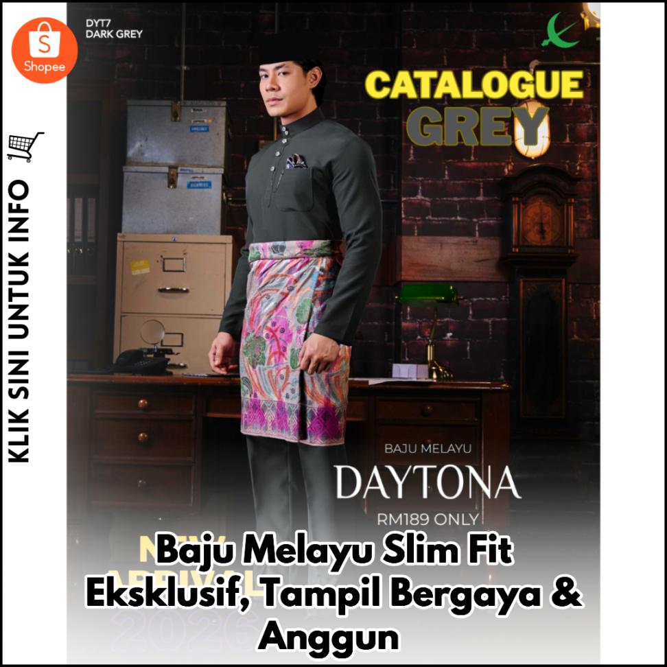 Baju Melayu Slim Fit Eksklusif, Tampil Bergaya & Anggun