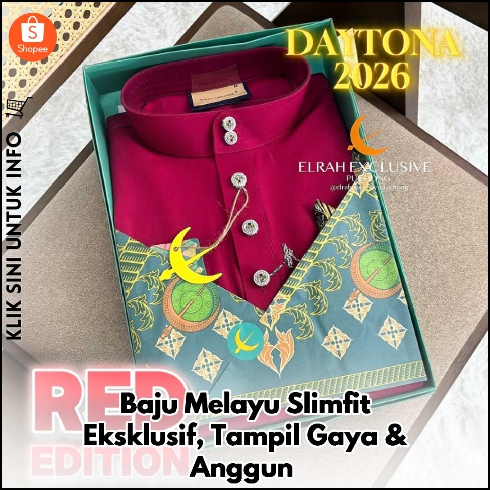 Baju Melayu Slimfit Eksklusif, Tampil Gaya & Anggun