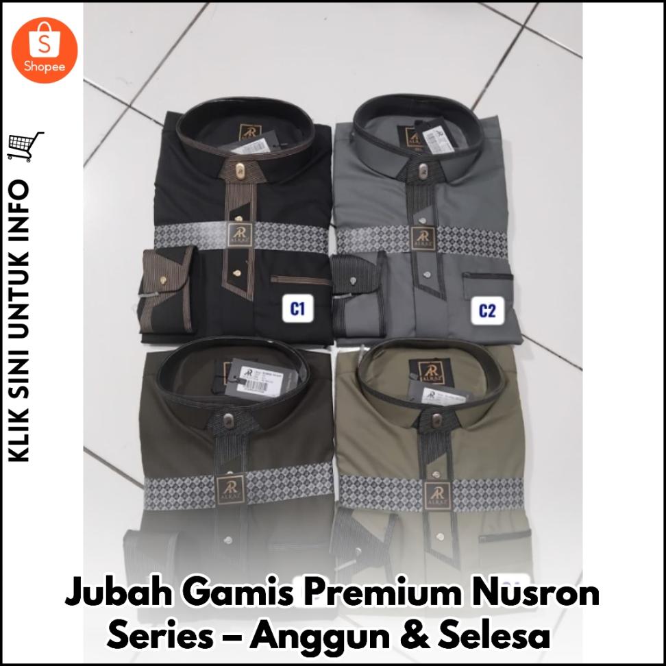 Jubah Gamis Premium Nusron Series – Anggun & Selesa