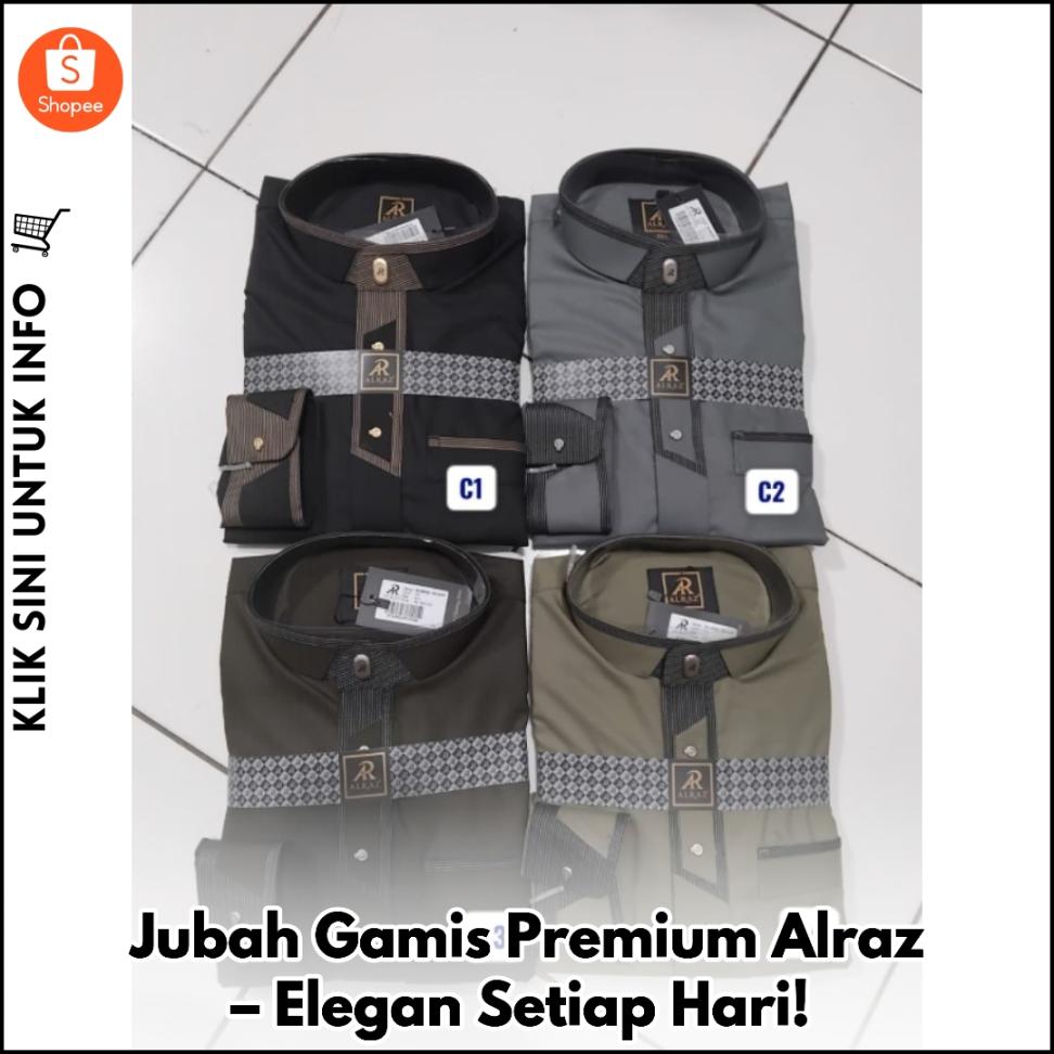 Jubah Gamis Premium Alraz – Elegan Setiap Hari!