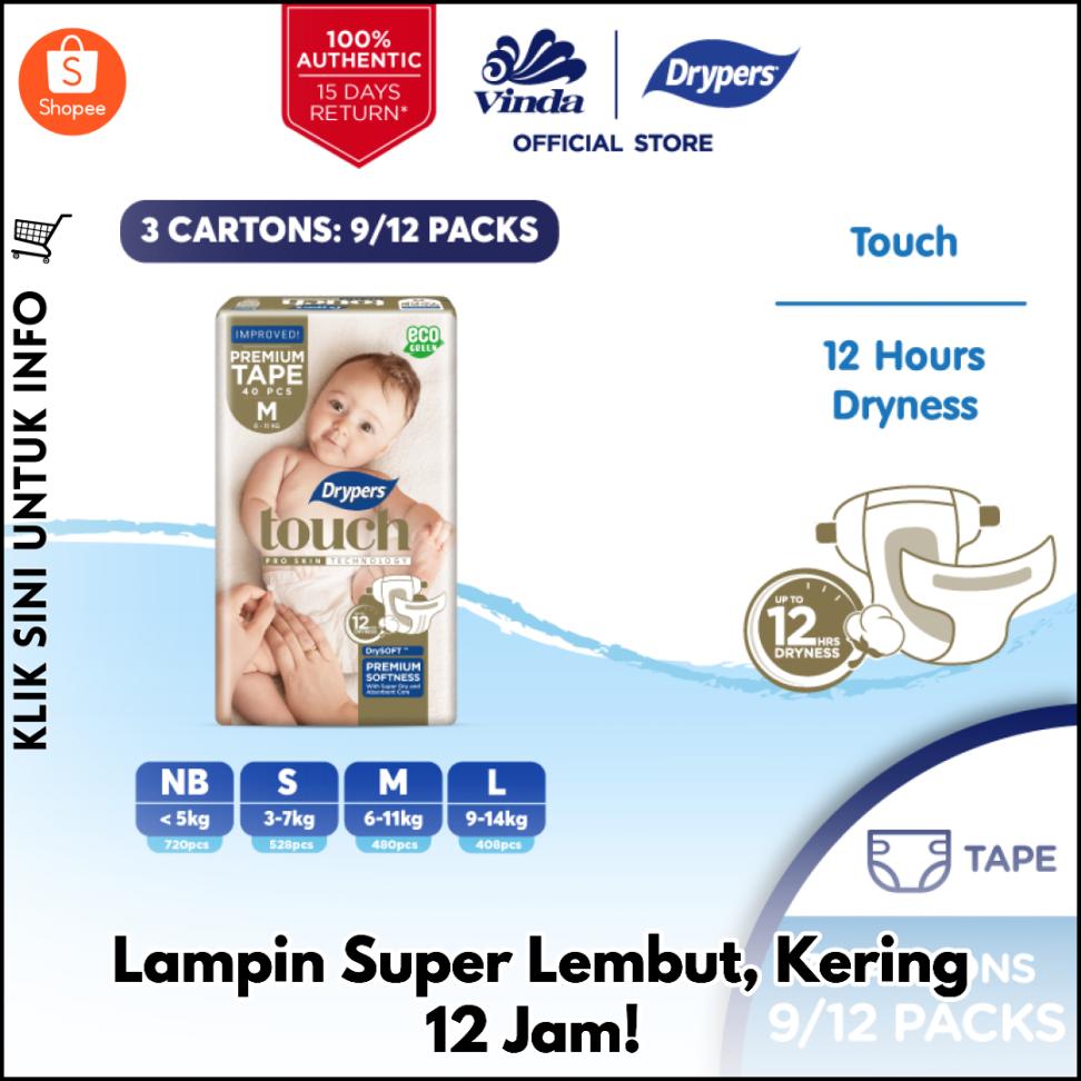 Lampin Super Lembut, Kering 12 Jam!