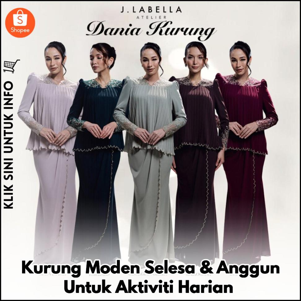 Kurung Moden Selesa & Anggun Untuk Aktiviti Harian