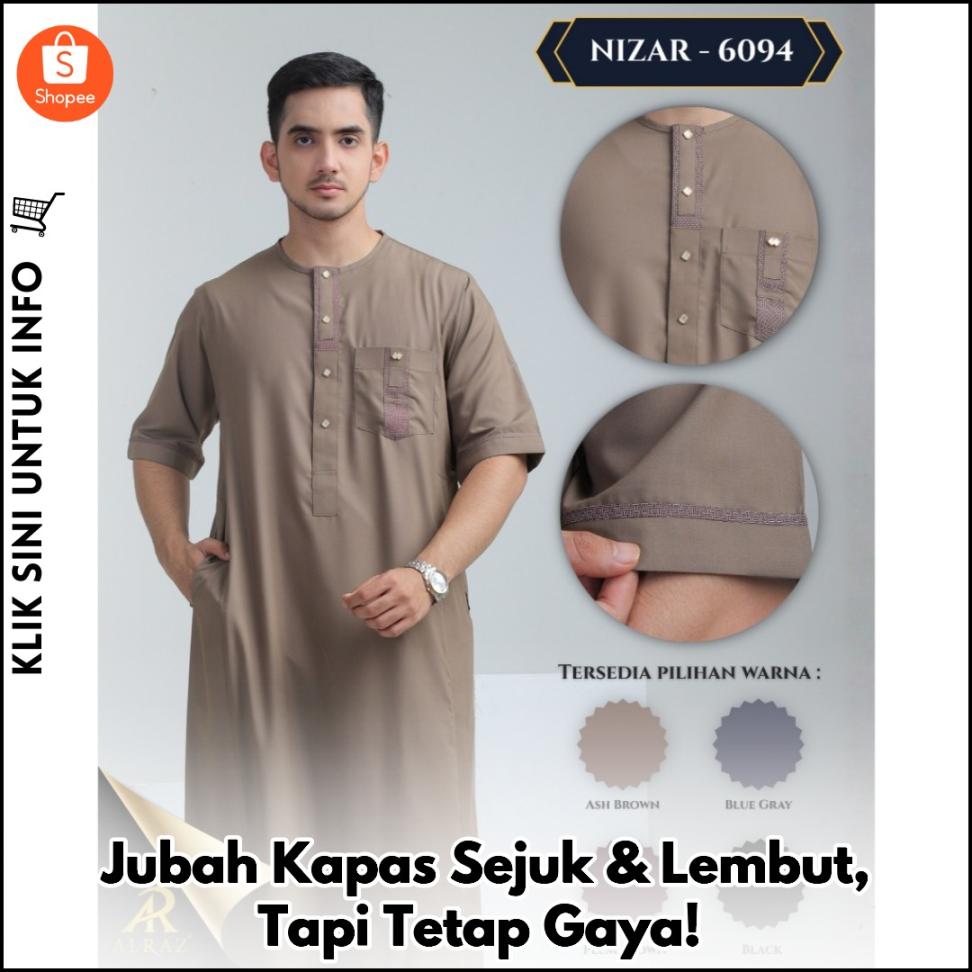 Jubah Kapas Sejuk & Lembut, Tapi Tetap Gaya!