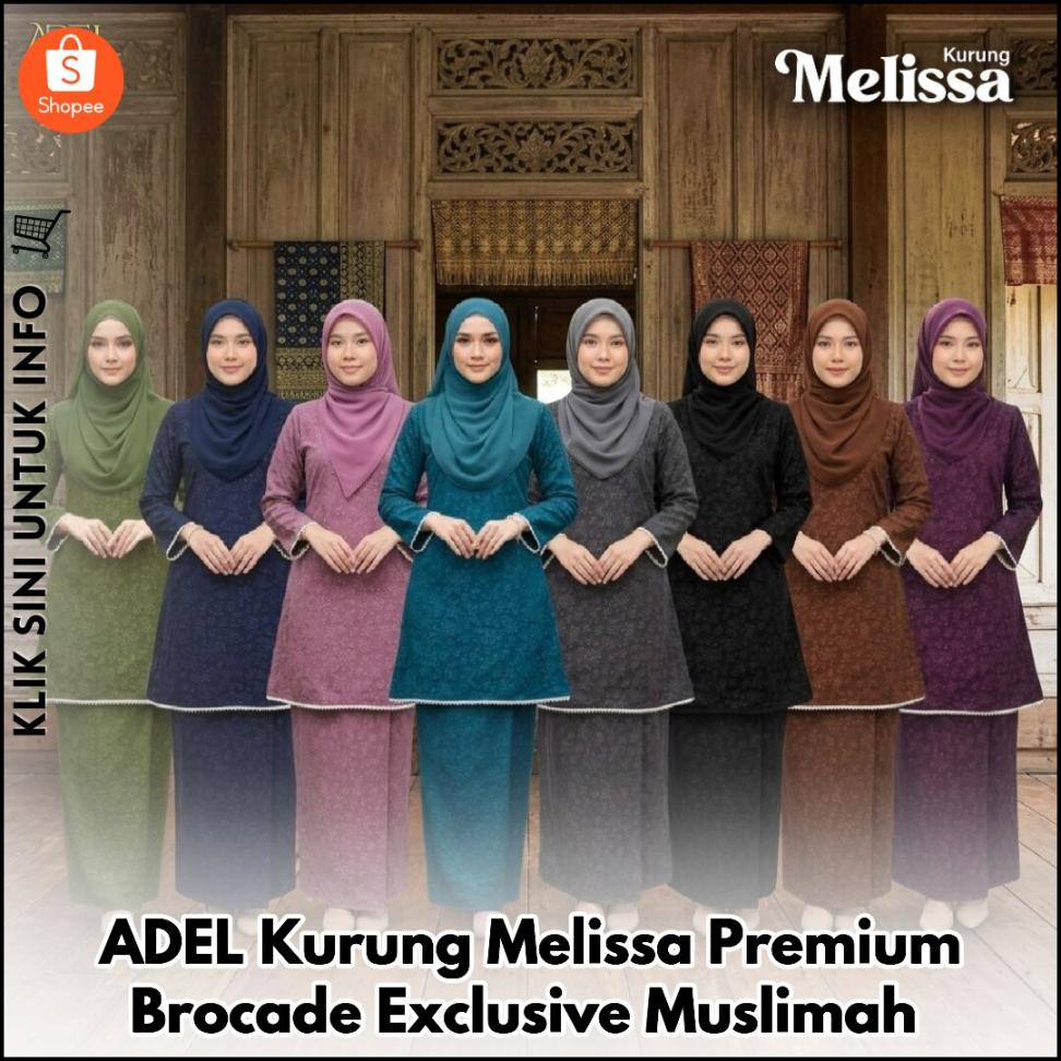 ADEL Kurung Melissa Premium Brocade Exclusive Muslimah