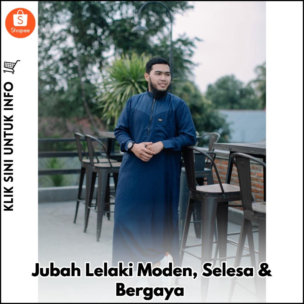 Jubah Lelaki Moden, Selesa & Bergaya