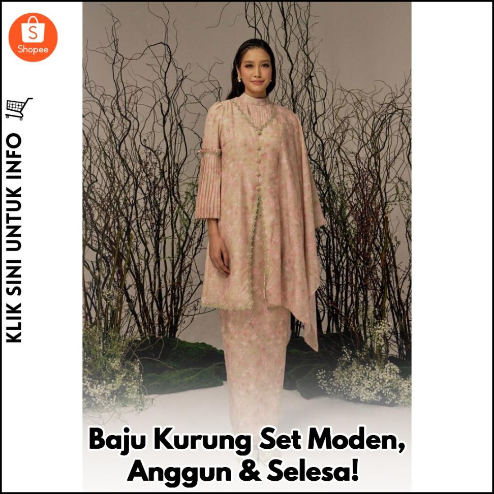 Baju Kurung Set Moden, Anggun & Selesa!