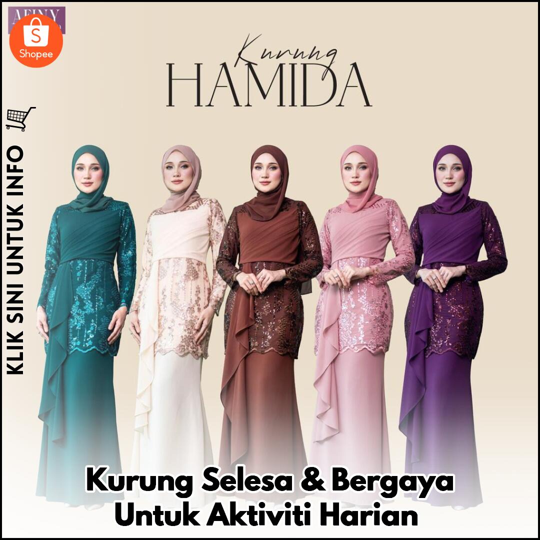 Kurung Selesa & Bergaya Untuk Aktiviti Harian